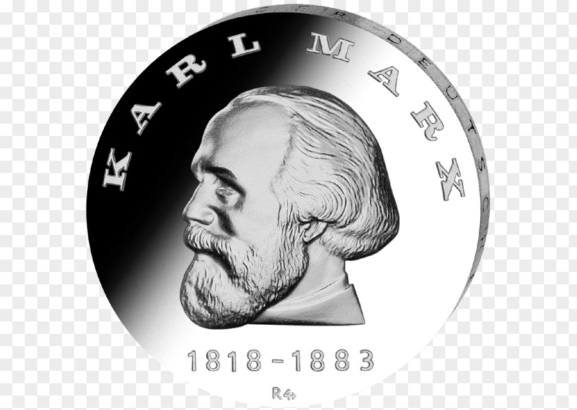 Coin East Germany German Mark Philosopher Commemorative PNG