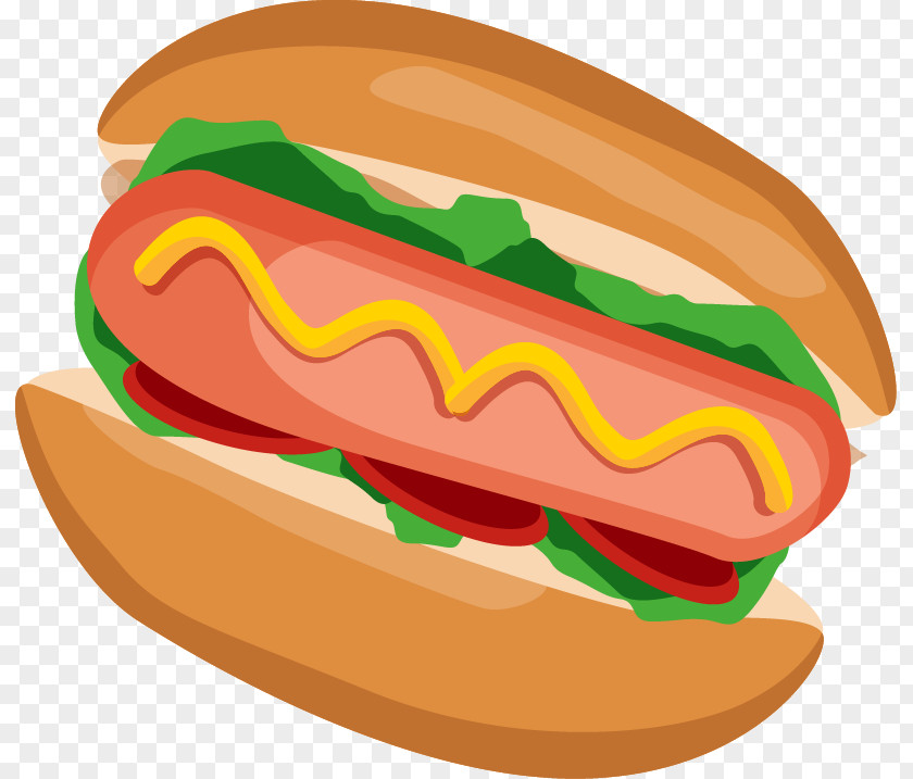 Hot Dog Fast Food Vecteur PNG