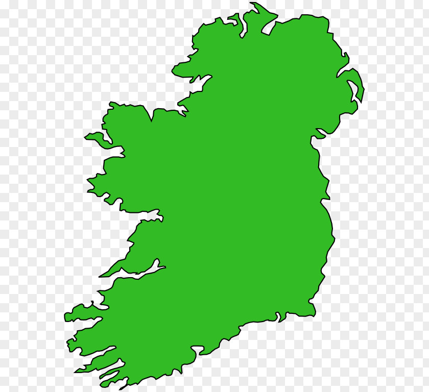 Map Republic Of Ireland Blank Vector Graphics Royalty-free PNG