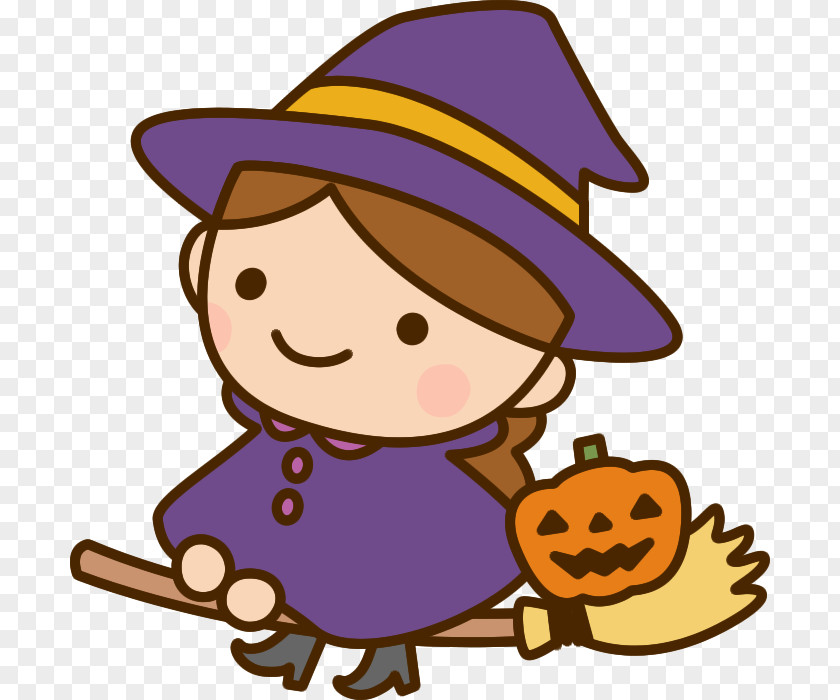 Trick Or Treat Halloween Witch Magician PNG
