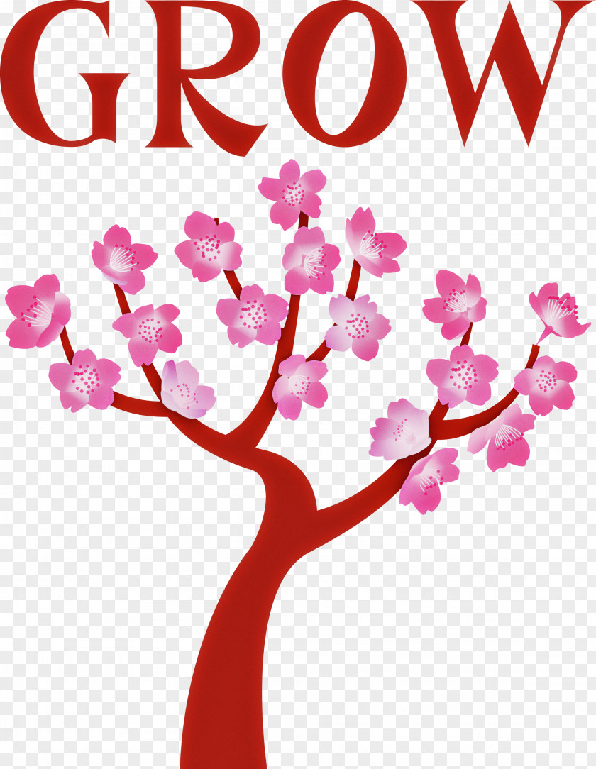 GROW Flower PNG