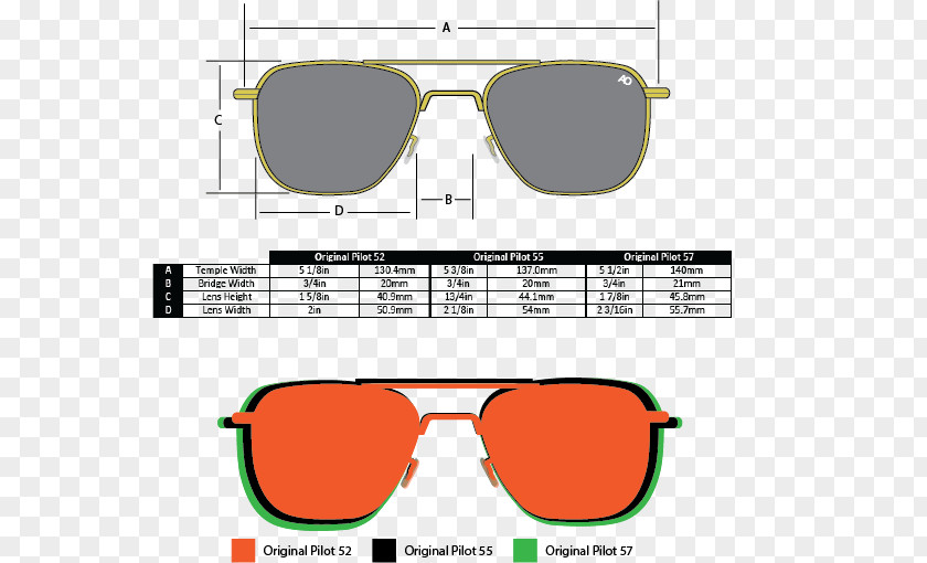 Sunglasses Aviator AO Eyewear Original Pilot 0506147919 PNG