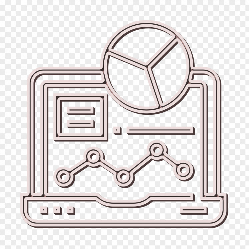 Coloring Book Line Art Report Icon Laptop Content Marketing PNG