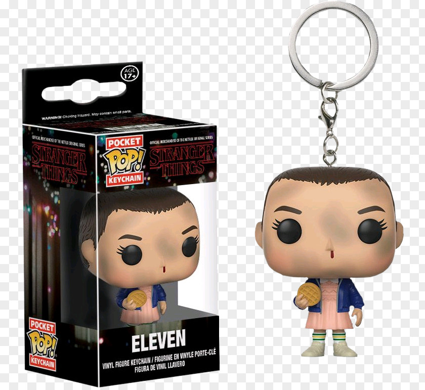 Eleven Funko Key Chains Action & Toy Figures Mindzai PNG
