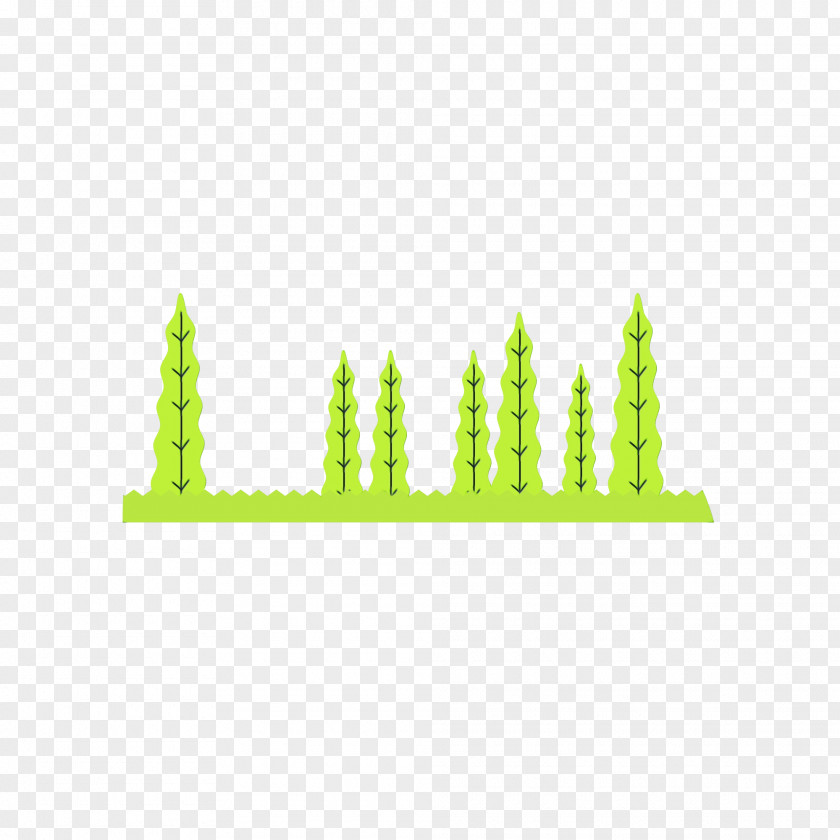 Logo Font Green Line Tree PNG