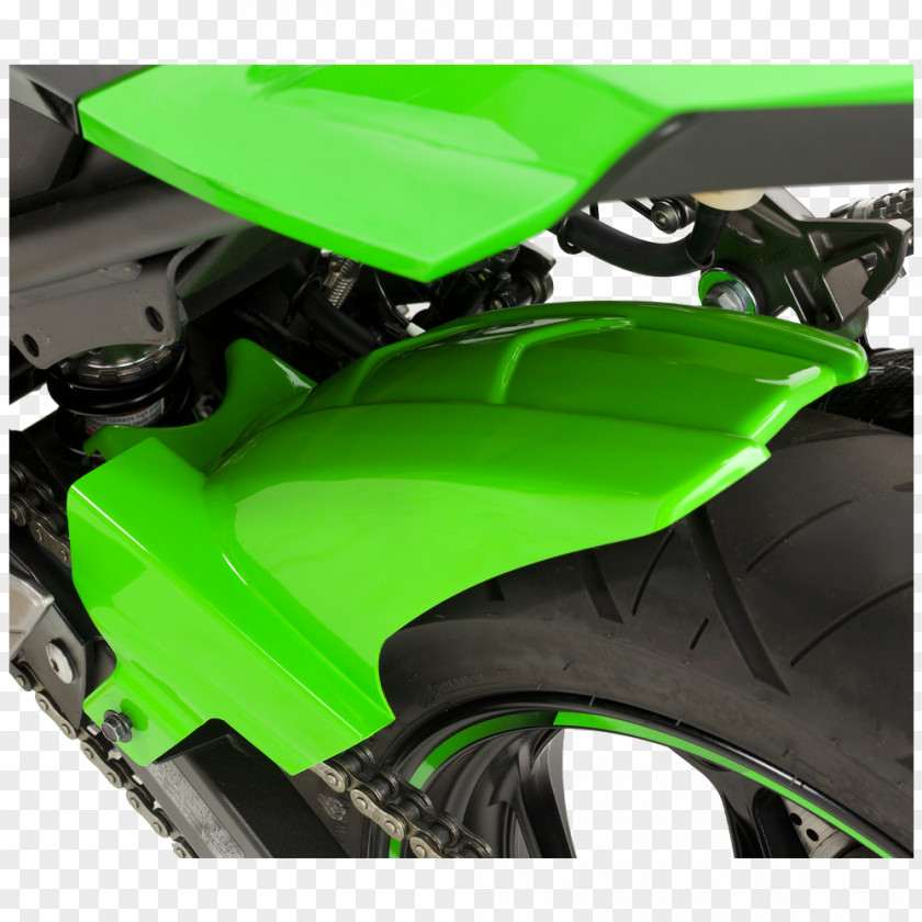 Motorcycle Tire Accessories Fender Kawasaki Ninja 300 PNG