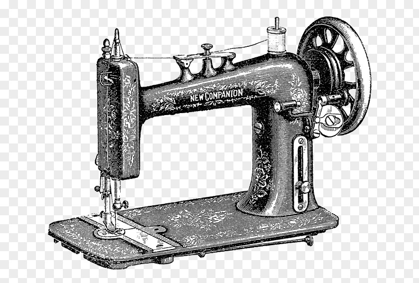 Sewing Machines Treadle Clip Art PNG