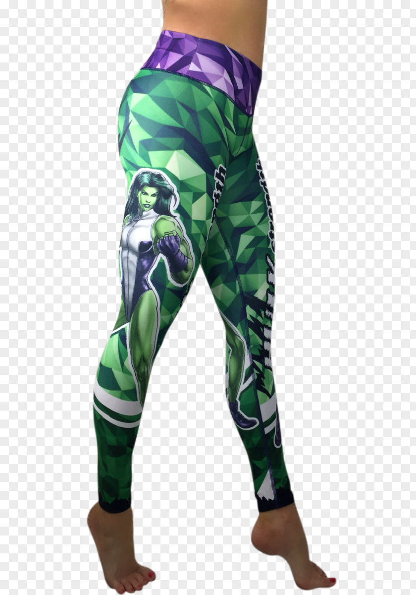 She Hulk Leggings Pants She-Hulk Tights Spandex PNG