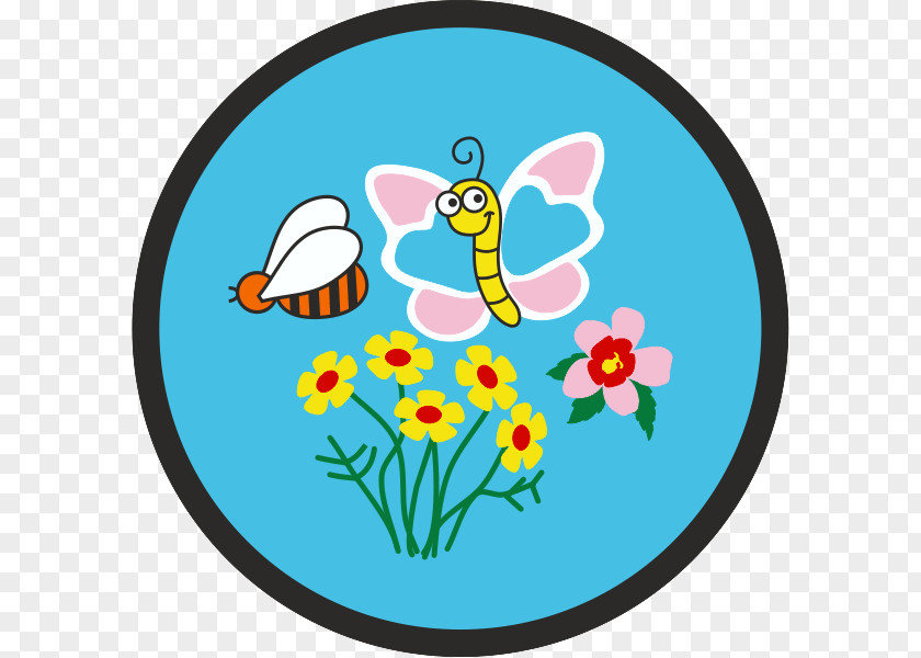 Blank Badge Insect Cartoon Clip Art PNG