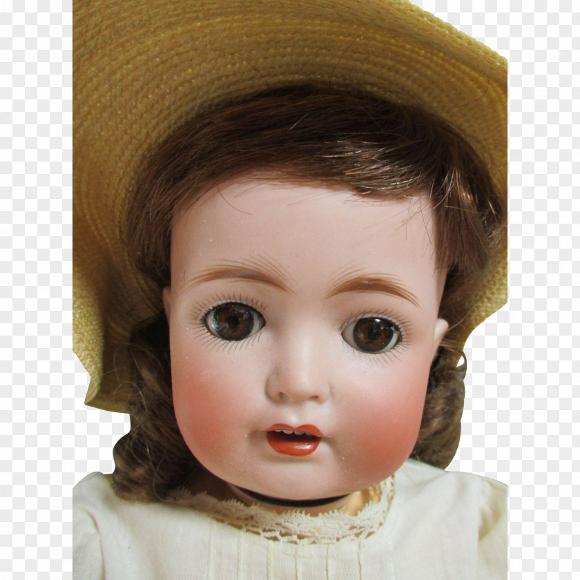 Doll Simon & Halbig Child Bisque Porcelain Cheek PNG