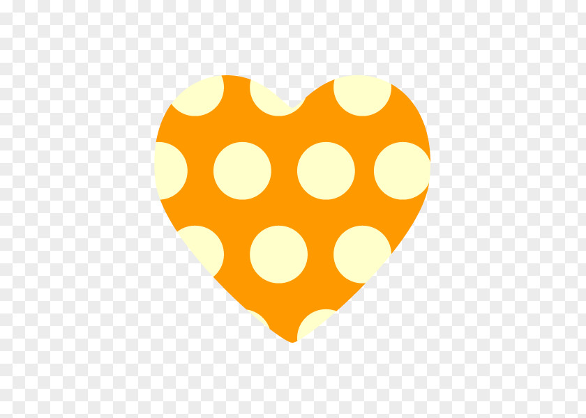 Orange Dots Polka Dot Pattern Motif Design PNG