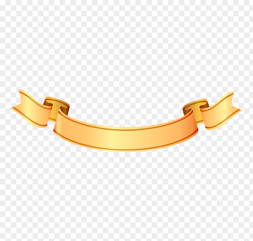 Belt Necklace Orange PNG