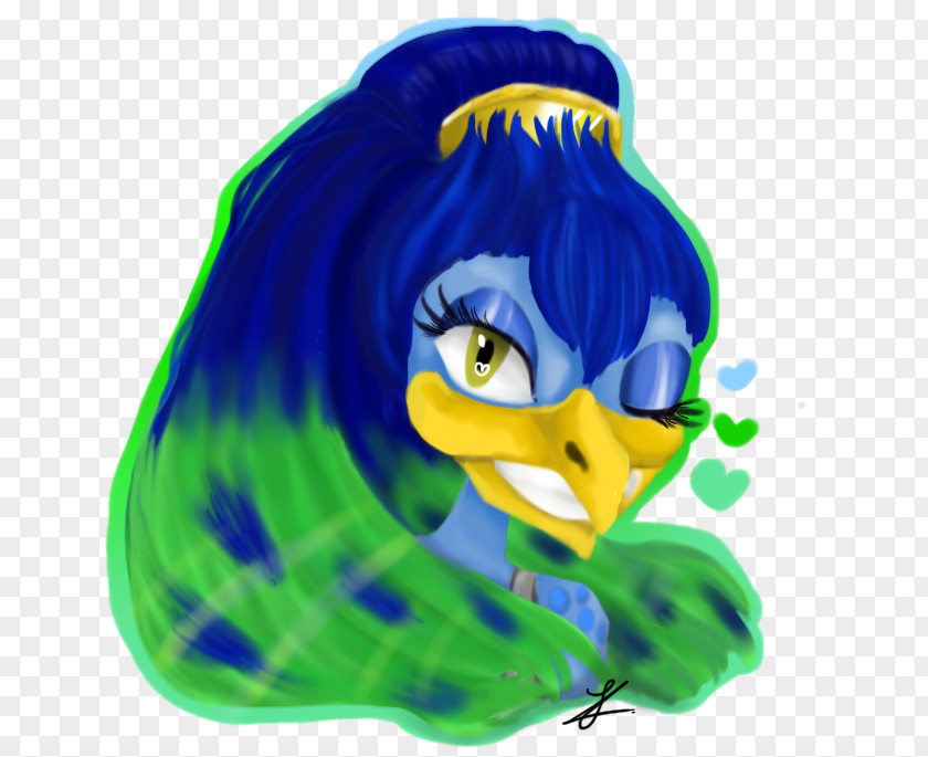 Bird Beak Cobalt Blue Flightless PNG