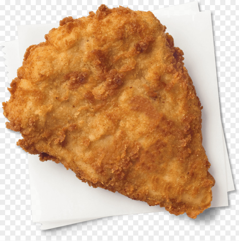 Chicken Fillet Fried Schnitzel Sandwich Butter Frying PNG