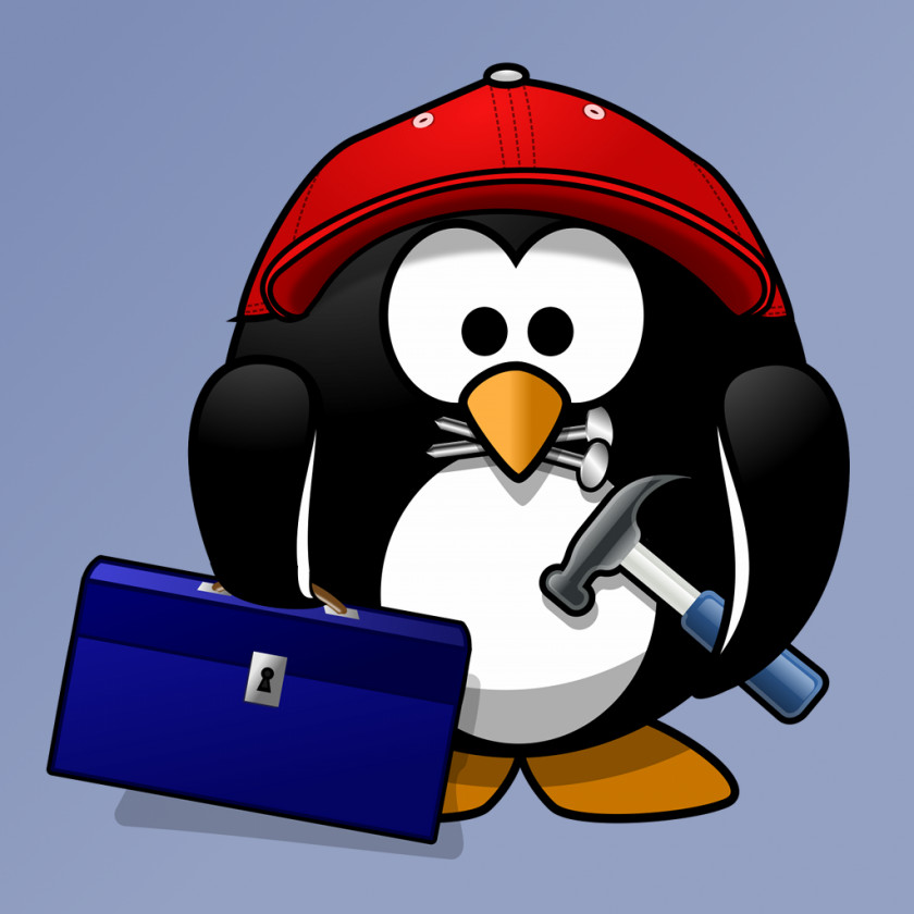 Penguins Handyman Cartoon Clip Art PNG