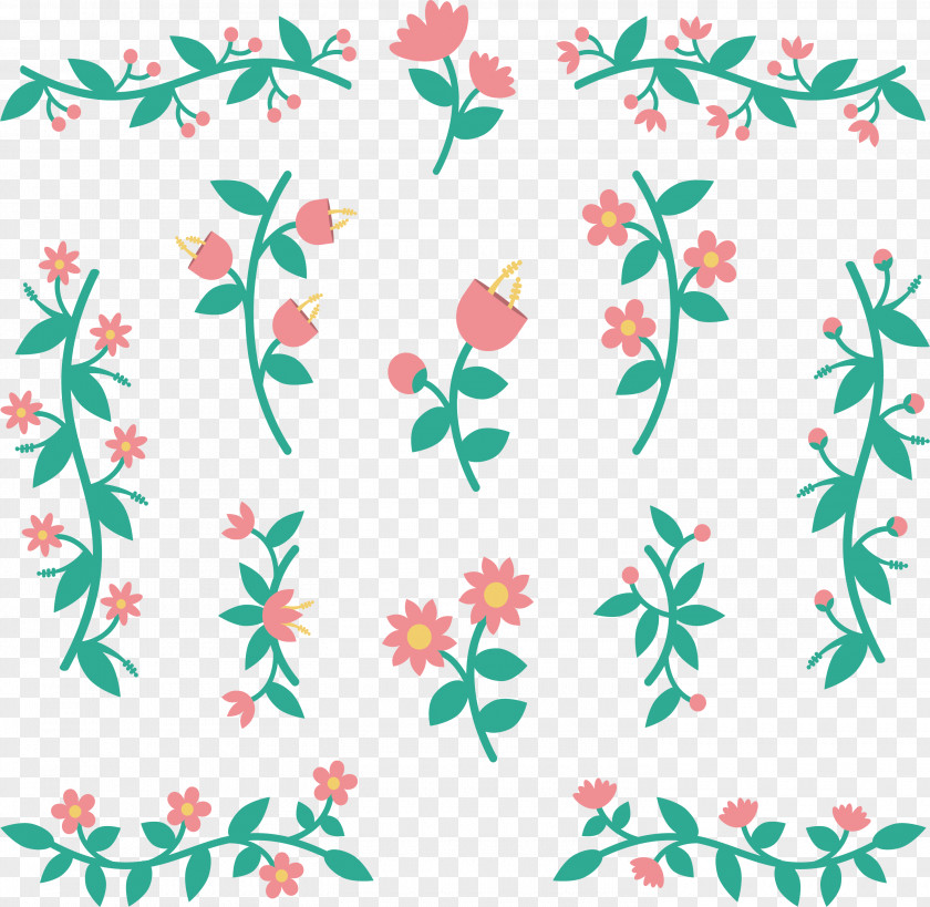 Romantic Pink Pattern Gift Birthday Video Christmas Decoration PNG