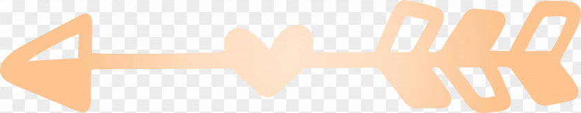 Simple Arrow Heart PNG