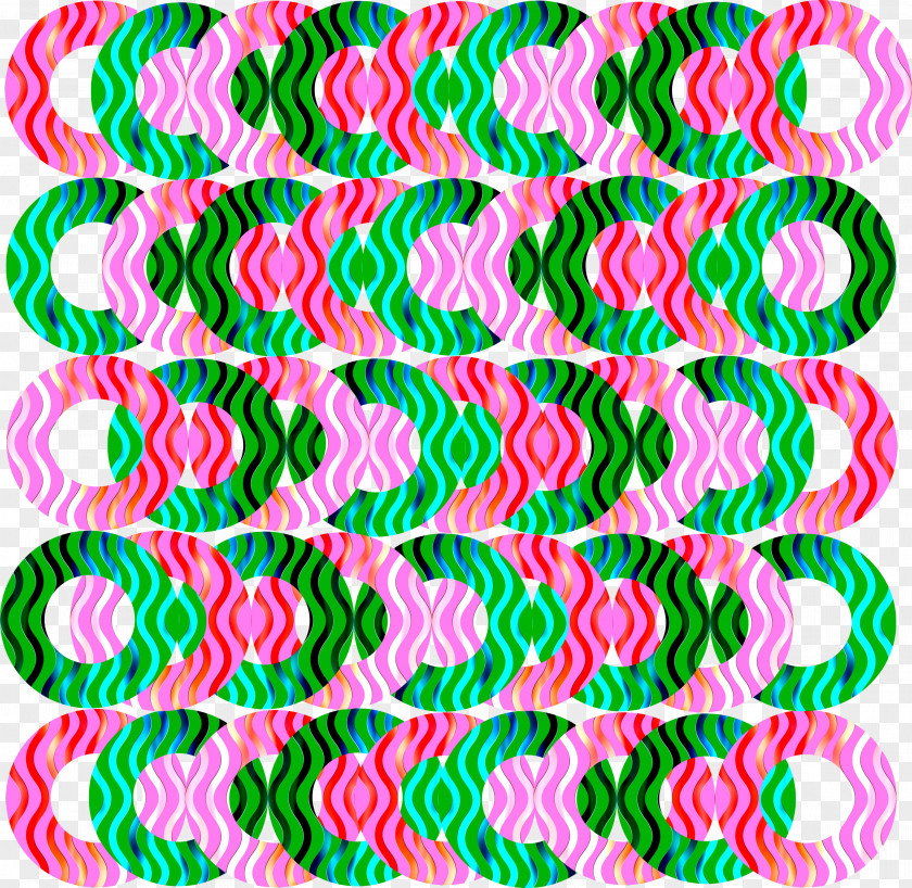 Wavy Pattern Color Green Geometry Magenta Clip Art PNG