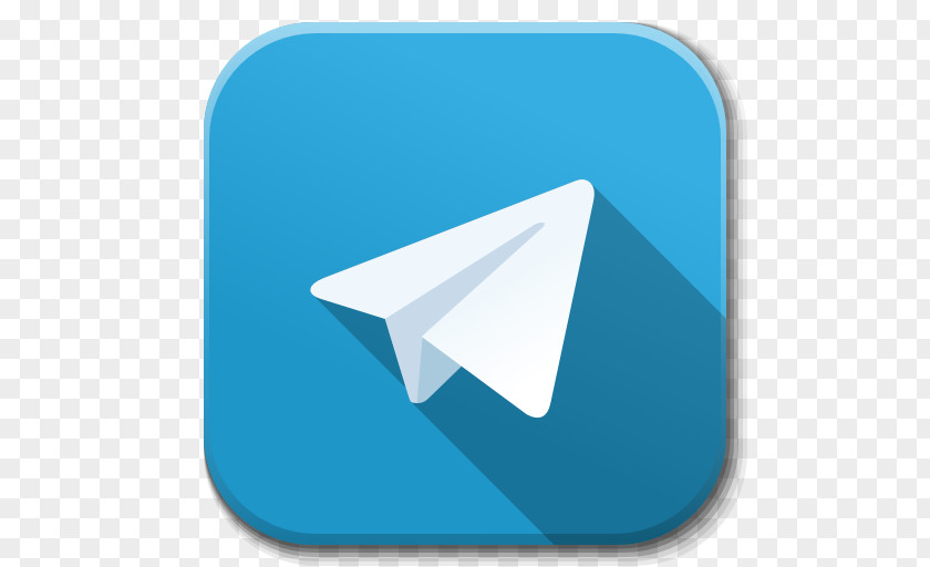 Apps Telegram Blue Triangle Aqua PNG