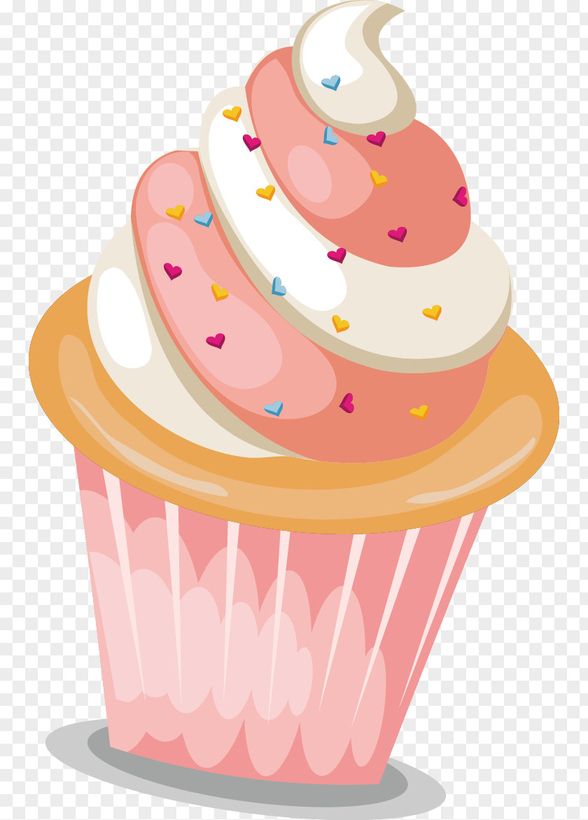 Colored Cupcakes Cupcake Sundae Bakery PNG