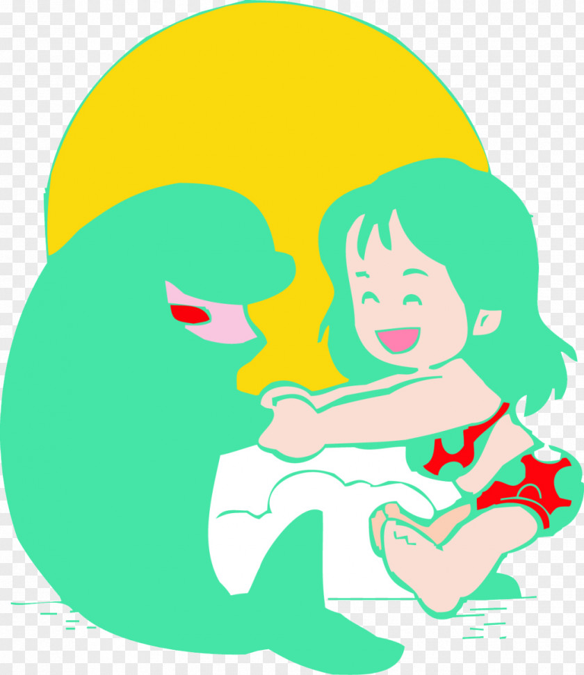 Dolphins And Children Clip Art PNG