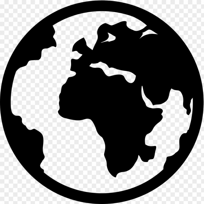 Globe World Map Symbol PNG