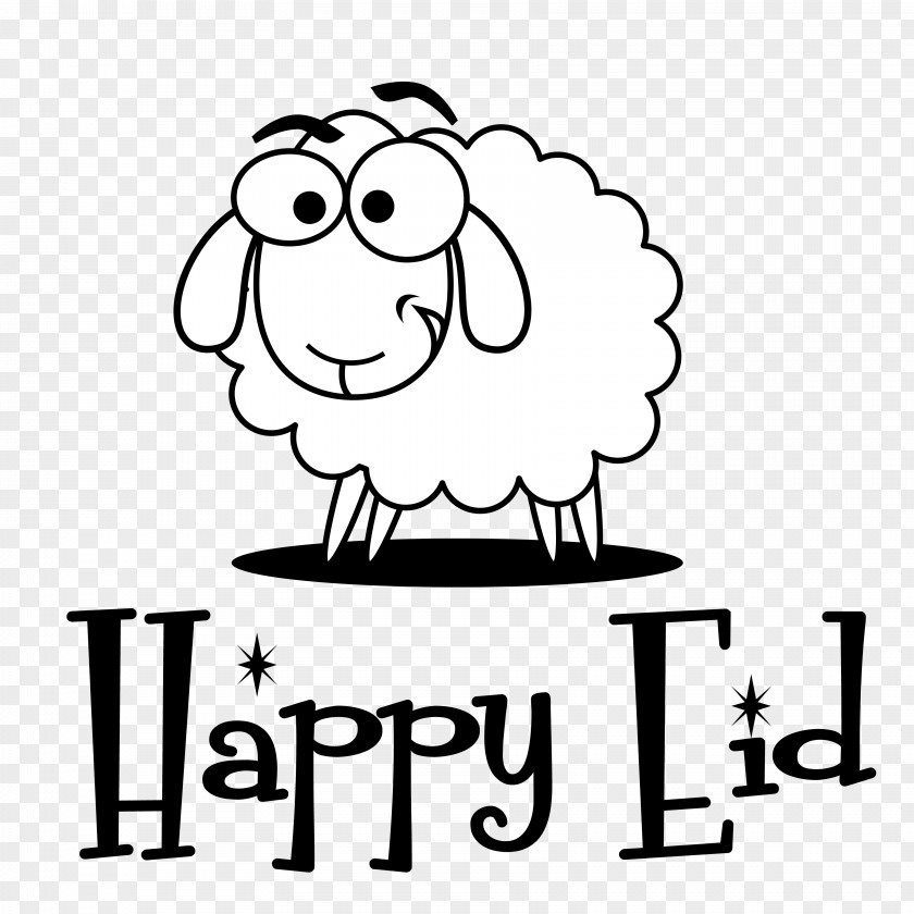 Happy Eid Sheep. PNG