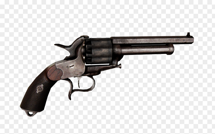 Pistol LeMat Revolver Weapon Firearm Trigger PNG