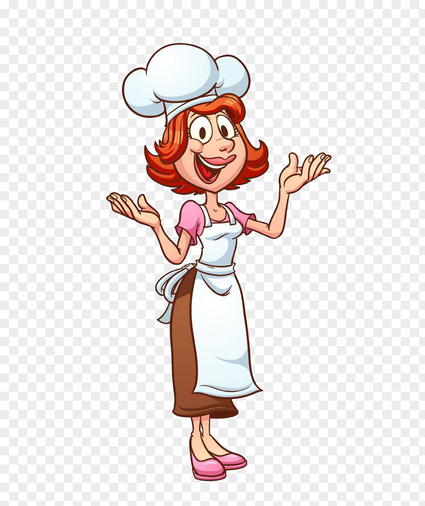 Pretty Woman Chef Mother Clip Art PNG