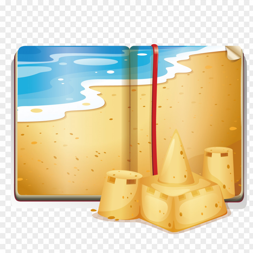 Vector Beach Book Stock Photography Royalty-free Illustration PNG