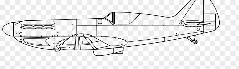 Airplane Aircraft Line Art Drawing Blueprint PNG