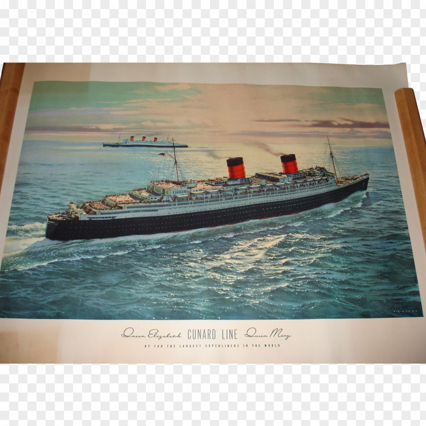 Cruise Ship The Queen Mary Cunard Building RMS Elizabeth Line 2 PNG