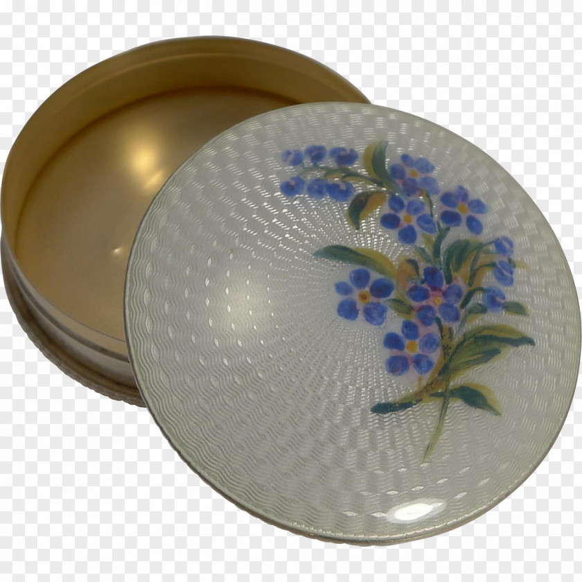 Lily Of The Valley Jewelry Plate Ceramic Blue And White Pottery Cobalt Tableware PNG