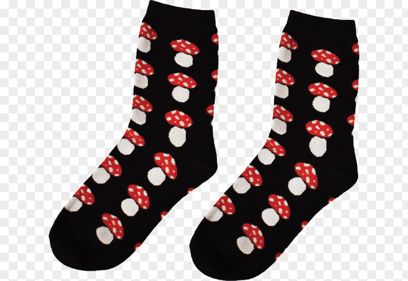 Magic Mushroom Sock Shoe PNG