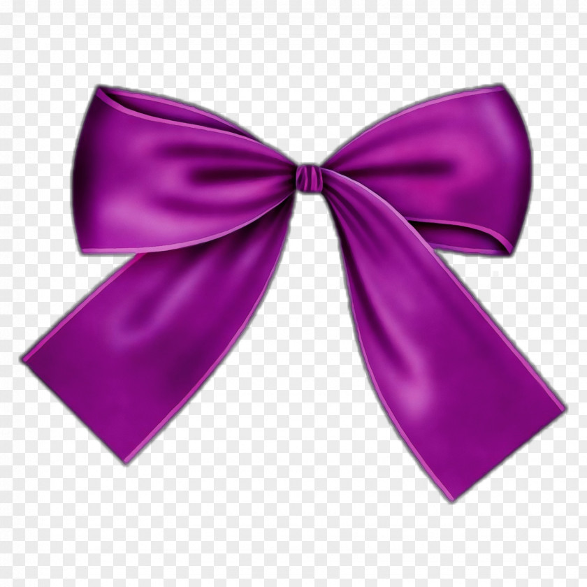Textile Lilac Ribbon Bow PNG