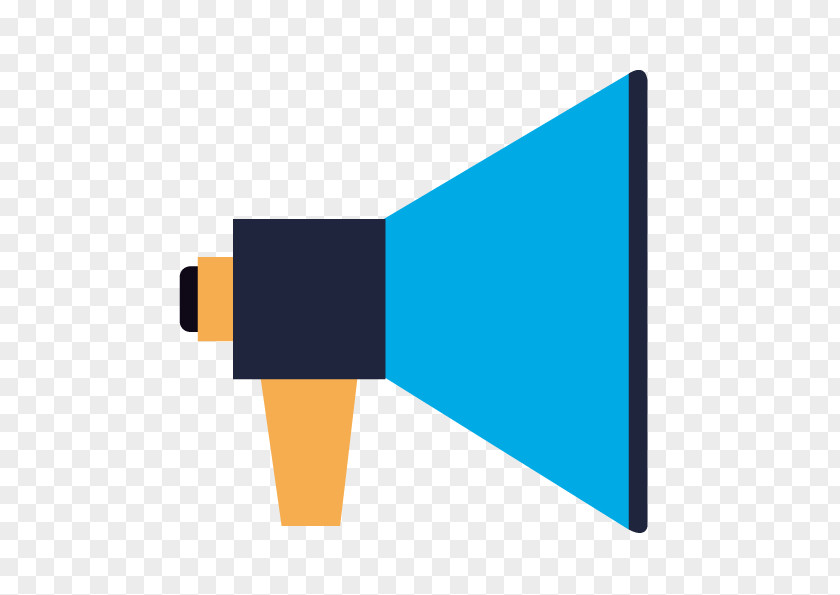 Vector Flat Trumpet Megaphone Icon PNG