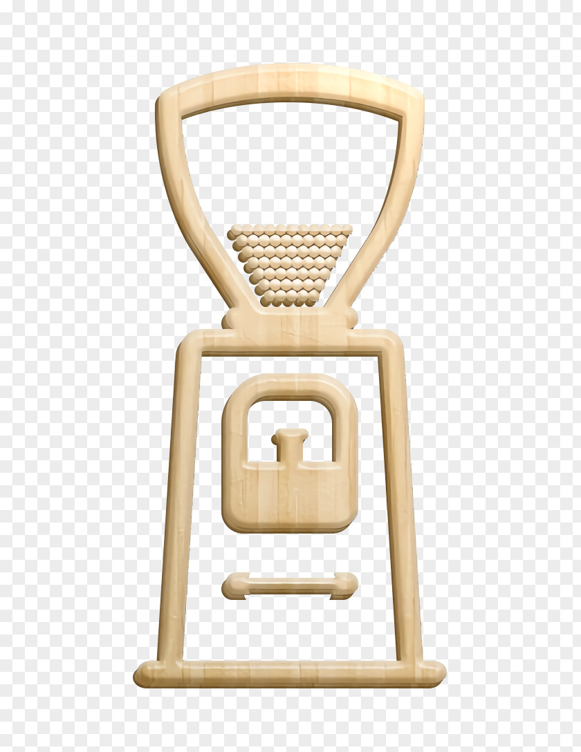 Chair Wood Barista Icon Coffee Grinder PNG