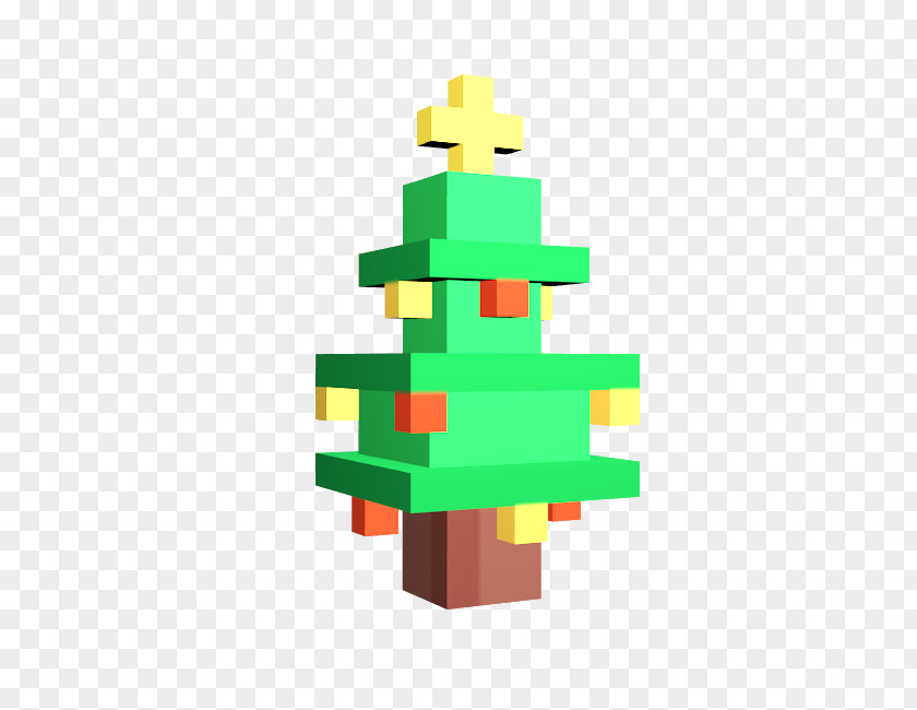 Crossy Road Christmas Tree Decoration Ornament Toy PNG