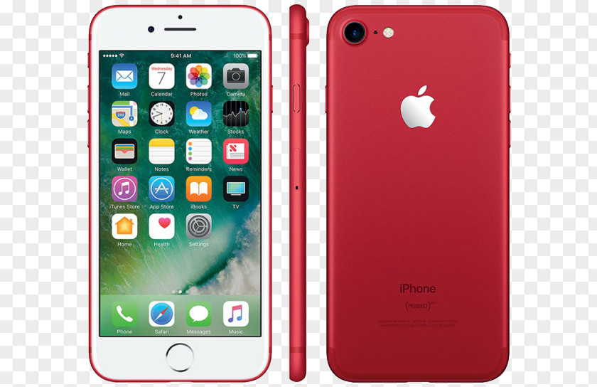 Red Apple 7 Phone IPhone 4S Telephone Code-division Multiple Access FaceTime PNG