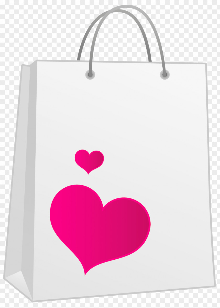 Valentine Pink Heart Bag Clipart Shopping Gift Clip Art PNG