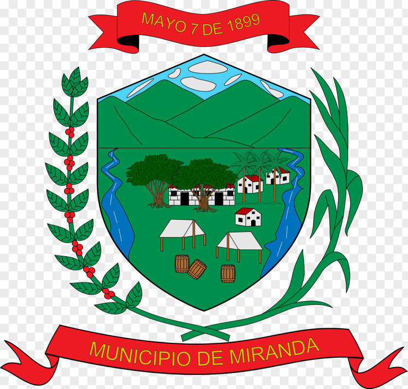 Clip Art Miranda Escudo Del Cauca Coat Of Arms PNG