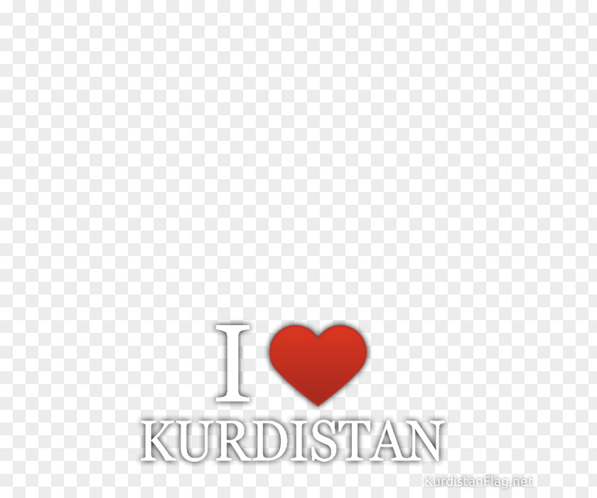 Kurdistan Logo Brand Love Line Font PNG