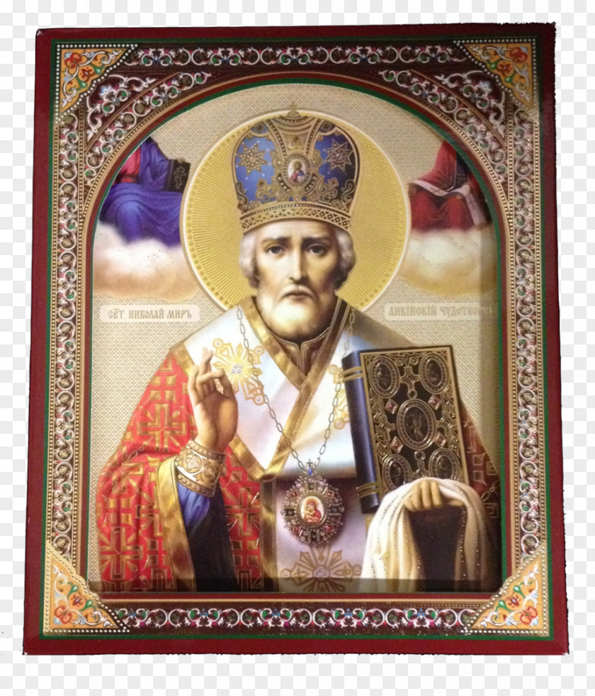 Saint Nicholas Icône Velikoretskaïa De Nicolas Le Thaumaturge Our Lady Of Kazan Myra Icon PNG