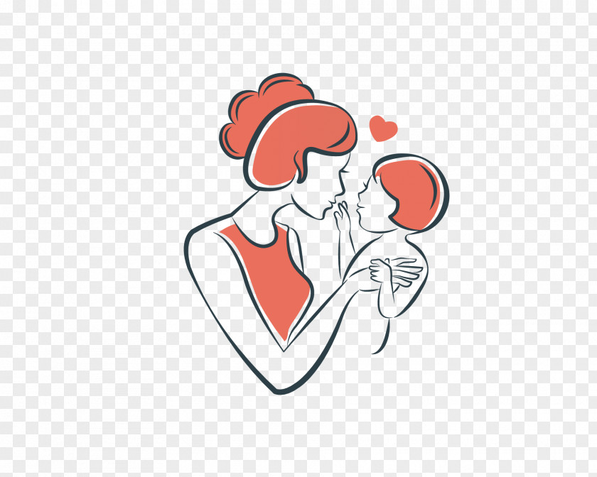 Vector Mother And Child Playing Maternal Bond Infant Illustration PNG
