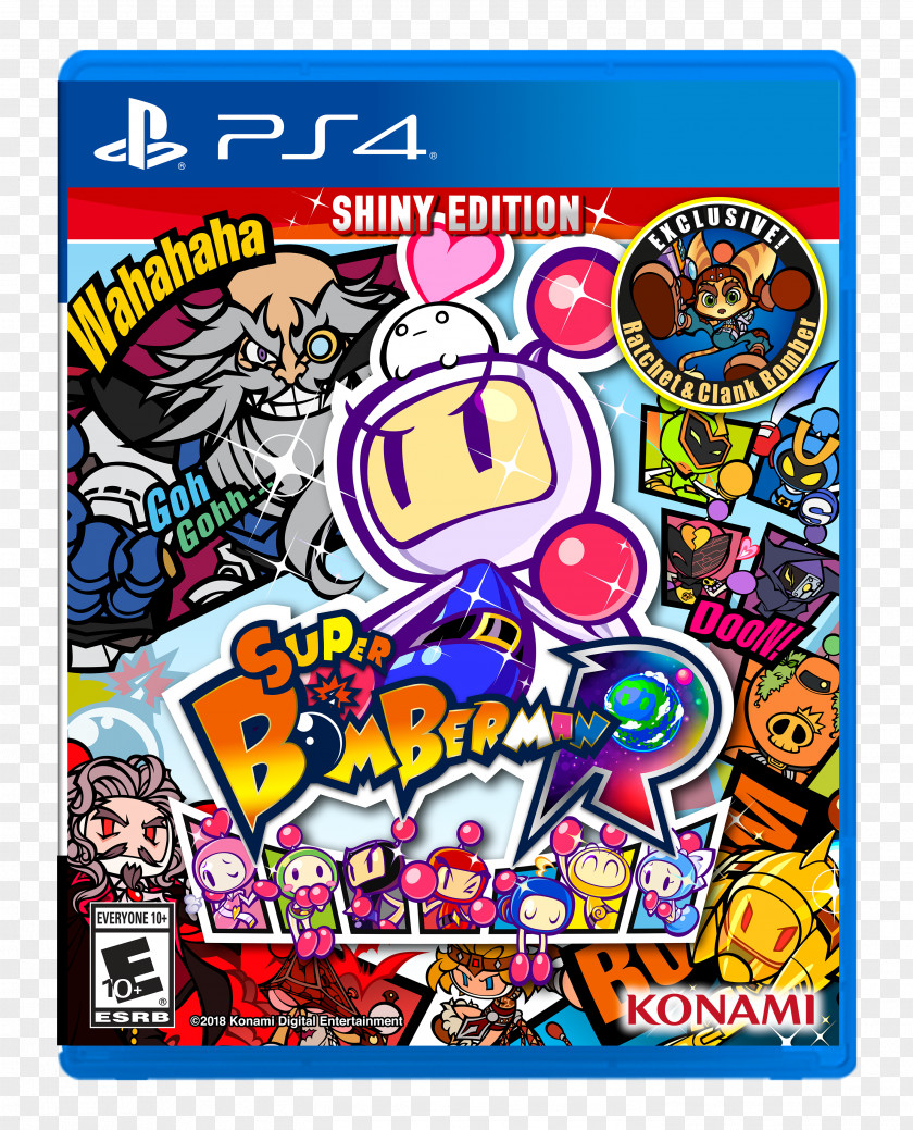Bomberman Online Super R Blast Hero World PlayStation 4 PNG