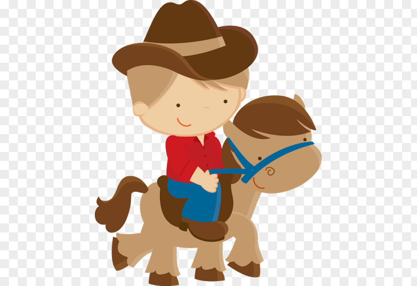 Cowboy Infant Clip Art PNG
