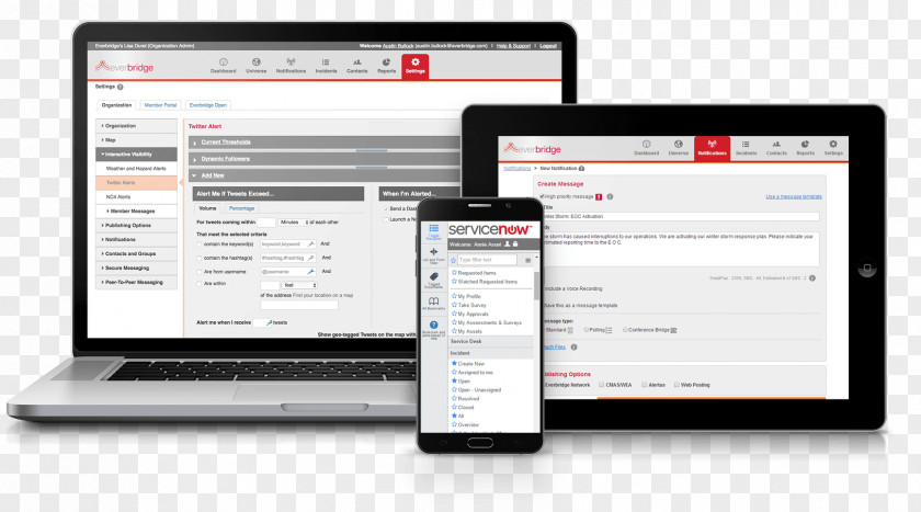 Everbridge Organization Information Service PNG