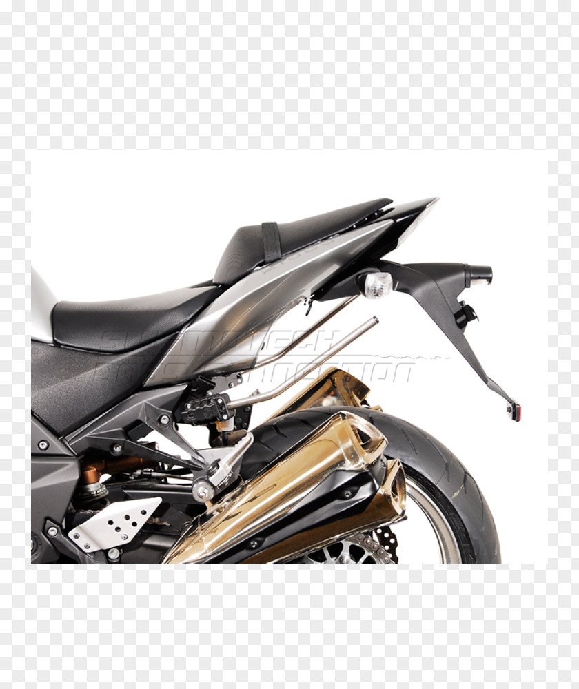 Motorcycle Exhaust System Kawasaki Z1000 Saddlebag Accessories PNG
