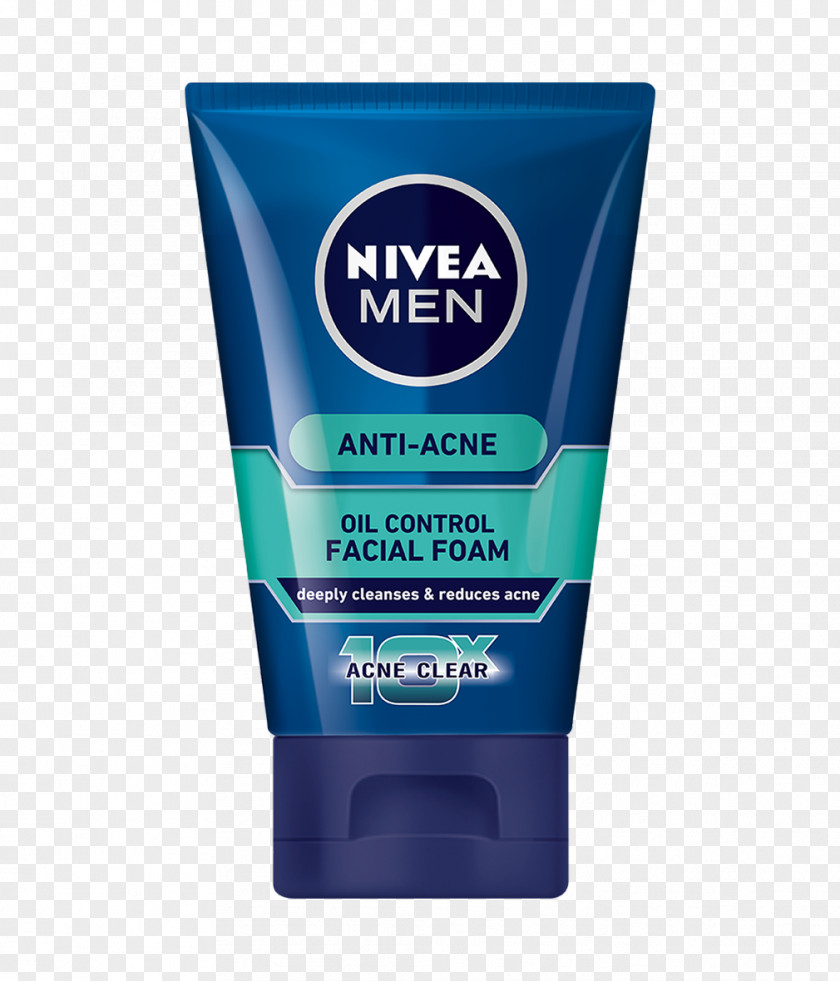 Oil Control Acne Lotion Nivea Cleanser Shaving Cream PNG