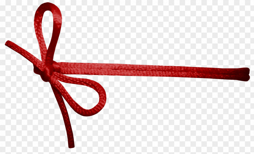 Red Rope Knot Ribbon PNG